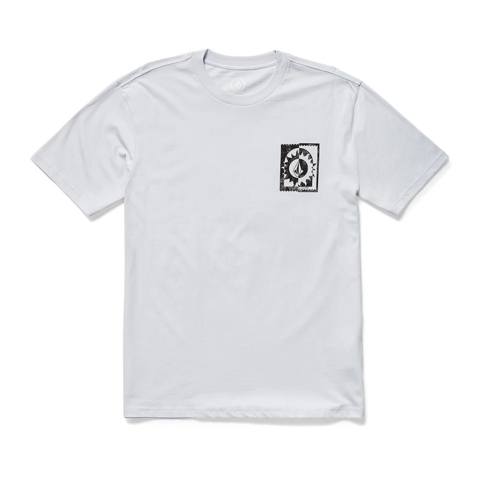 VOLCOM BURNER T-SHIRT LIGHT BLUE ACID XL