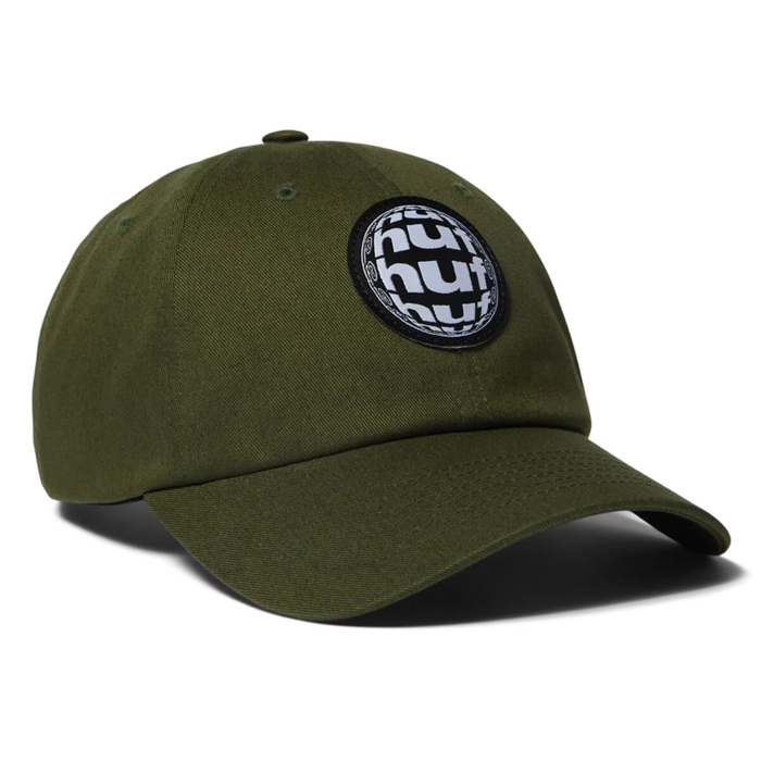 HUF WIDE ANGLE 6 PANEL CV HAT OLIVE UNI