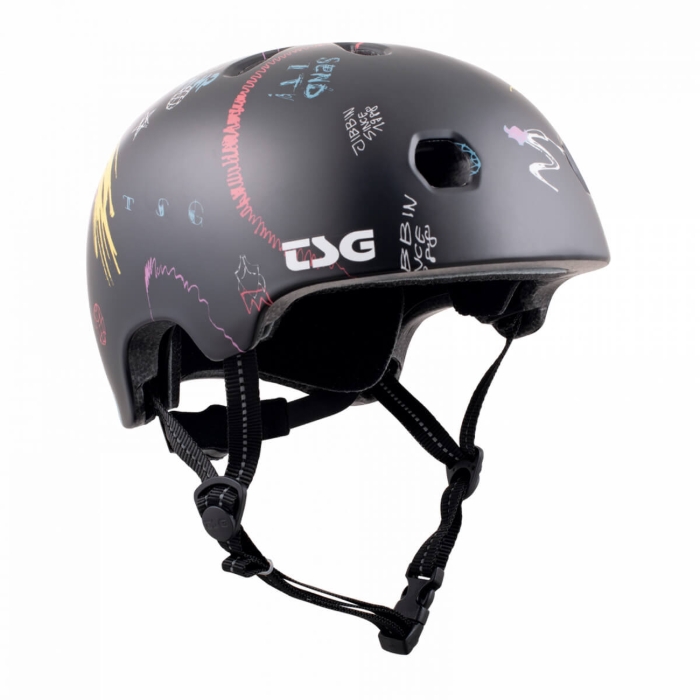 TSG META GRAPHIC DESIGN BLACK DRIP-IN XXS/XS