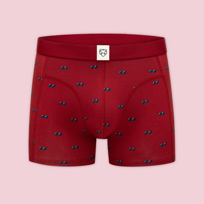 ADAM BOXER BRIEF RED SUNNIES AOP SCOOTER XL
