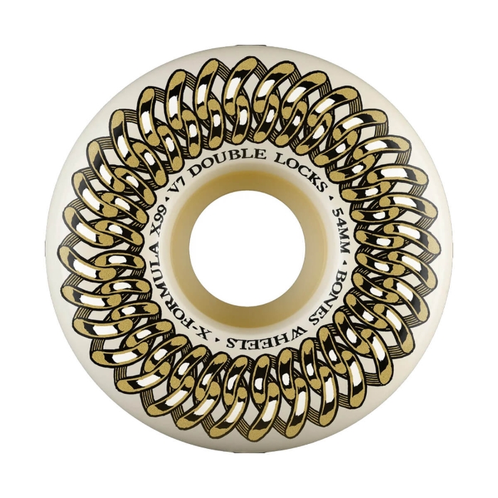 BONES X-FORMULA 54MM DOUBLE LOCKS V7 99A OFF WHITE 54MM