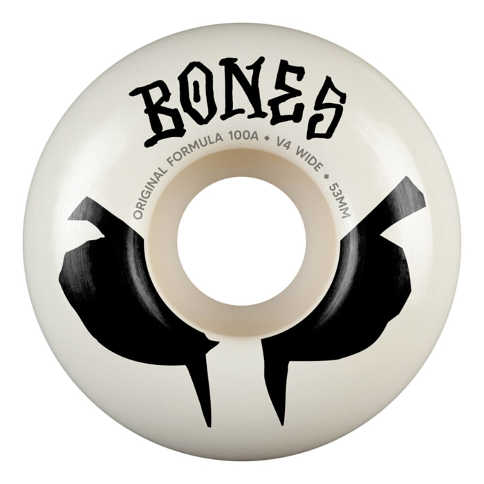 BONES ORIGINAL FORMULA 53MM WIDES V4 100A WHITE 53MM