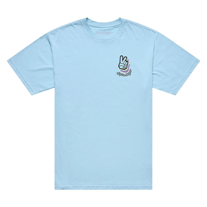 TROY LEE DESIGNS DEUCES T-SHIRT DEUCES DAWN BLUE L