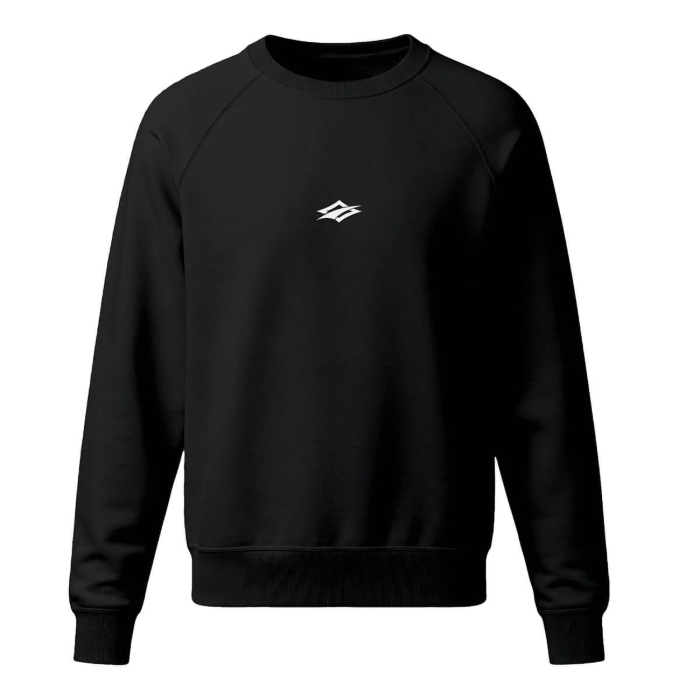 NAISH BRAND SWEATER CREW BLACK XL
