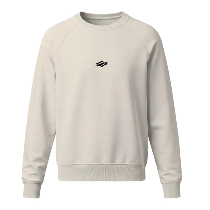 NAISH BRAND SWEATER CREW OFF WHITE XL