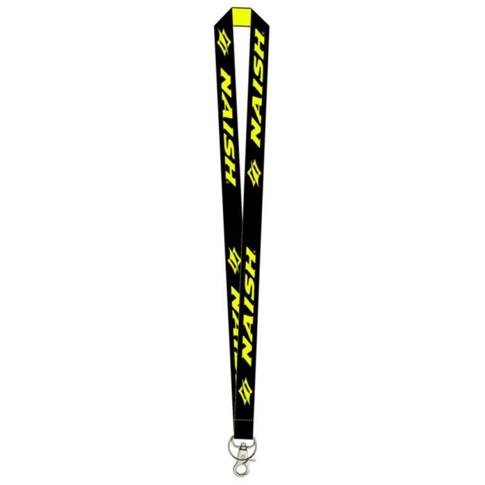 NAISH KEYRING LOGO BLACK/YELLOW UNI