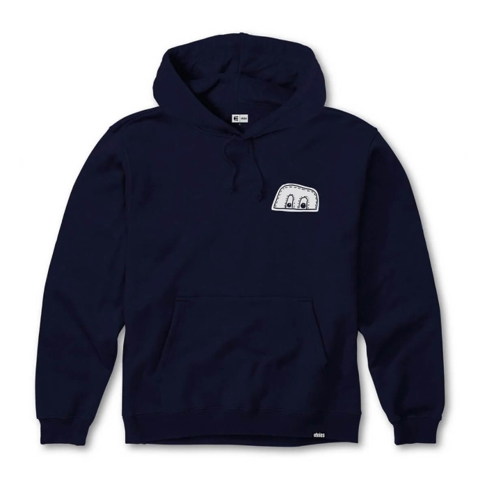 ETNIES ETNIES X FOS HOODIE PULLOVER NAVY/WHITE L