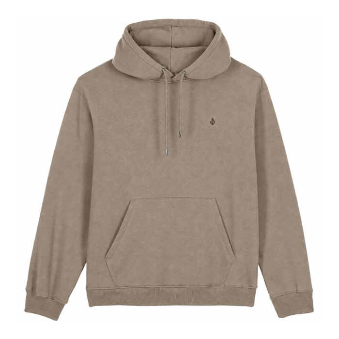 VOLCOM SINGLE STONE HOODIE PULLOVER EARTH L