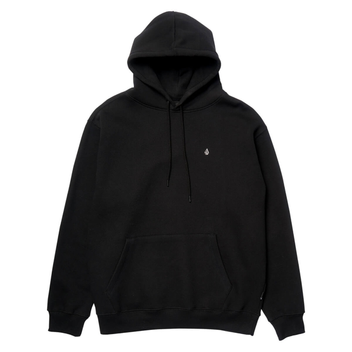 VOLCOM SINGLE STONE HOODIE PULLOVER BLACK XS
