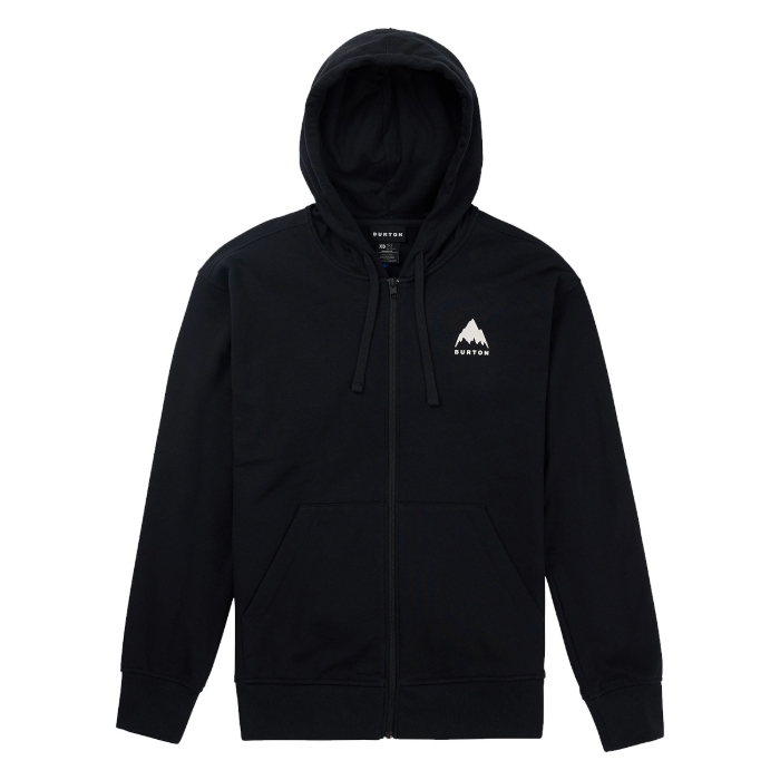 BURTON ELITE ZIP HOODIE PULLOVER TRUE BLACK XXL