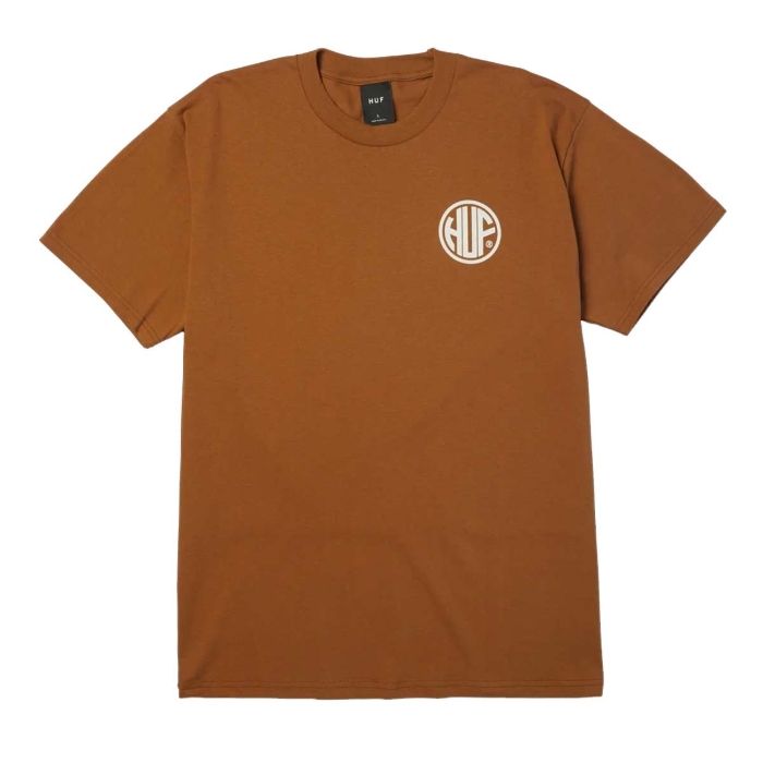 HUF REGIONAL T-SHIRT BROWN SUGAR/WHITE M