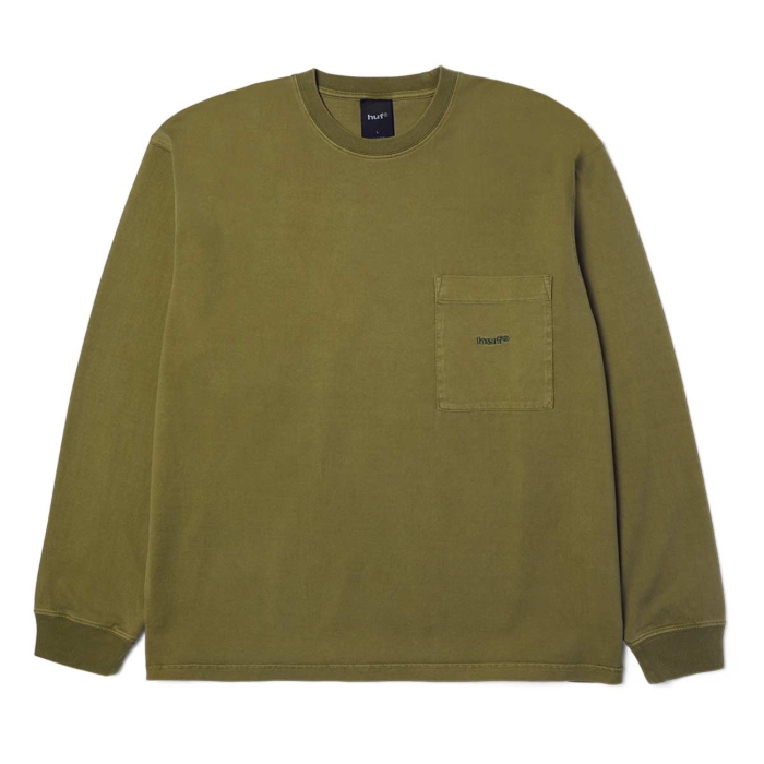 HUF 89 HEAVYWEIGHT LS KNIT TOP OLIVE M