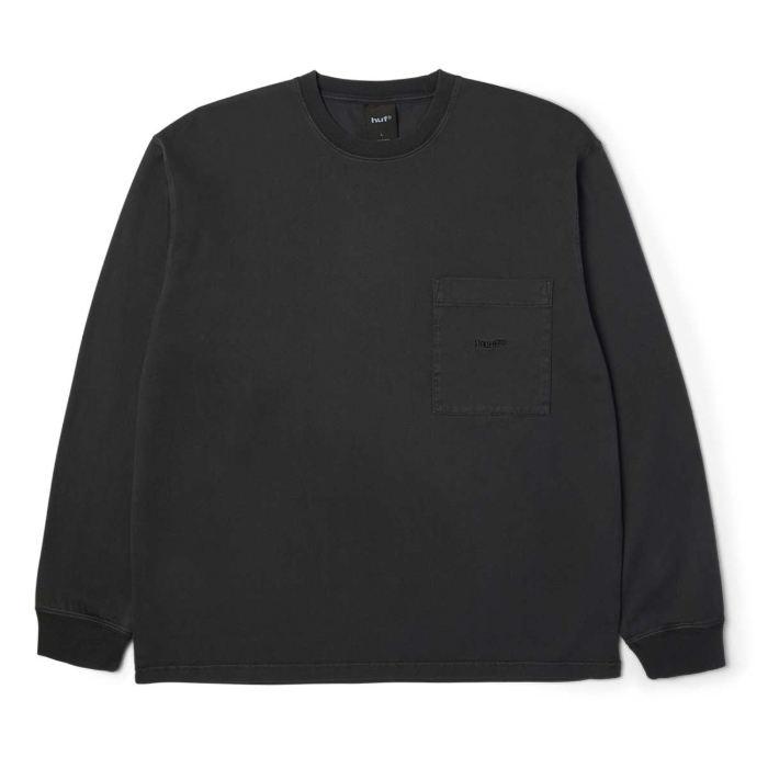 HUF 89 HEAVYWEIGHT LS KNIT TOP ANTHRACITE L