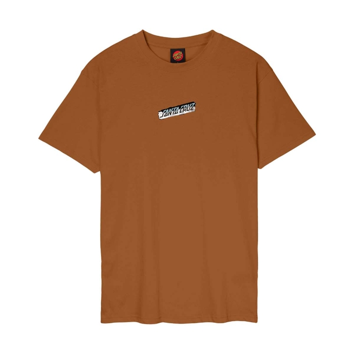 SANTA CRUZ DAMAGED HAND T-SHIRT RUST M