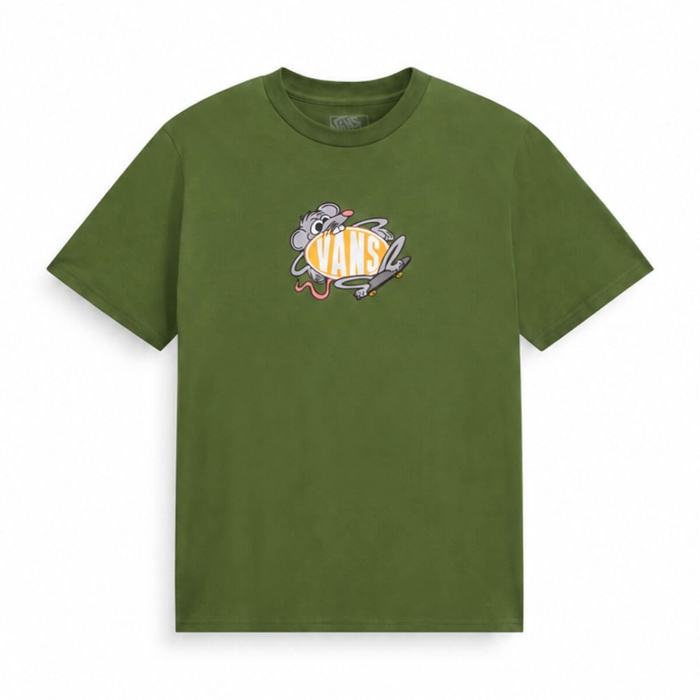 VANS KIDS RAD RODENT T-SHIRT GREEN BALSAM S