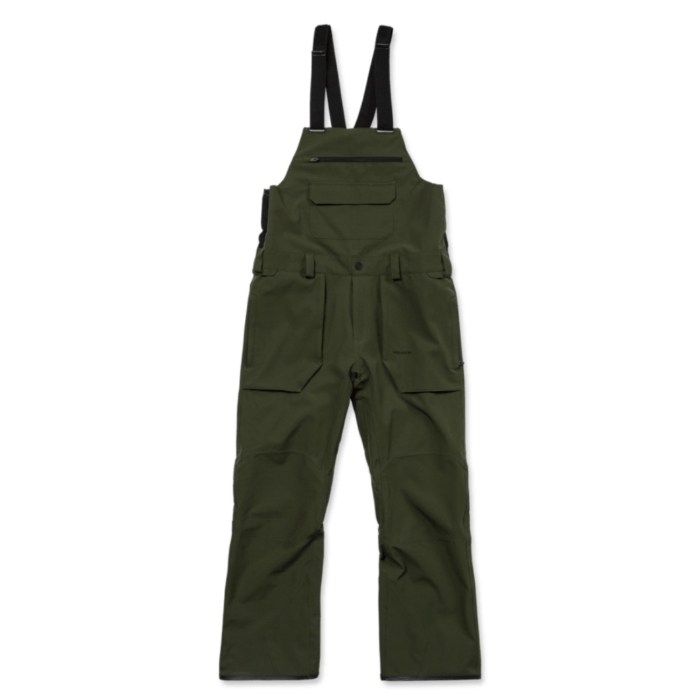 VOLCOM ROAN BIB OVERALL DARK GREEN XL