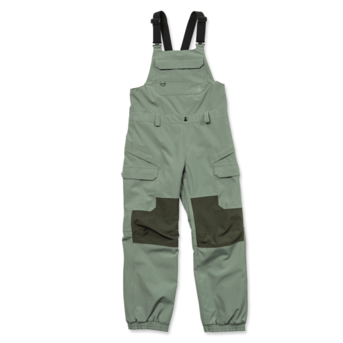 VOLCOM CRESTON 3D STRETCH BIB OVERALL LIGHT GREEN M