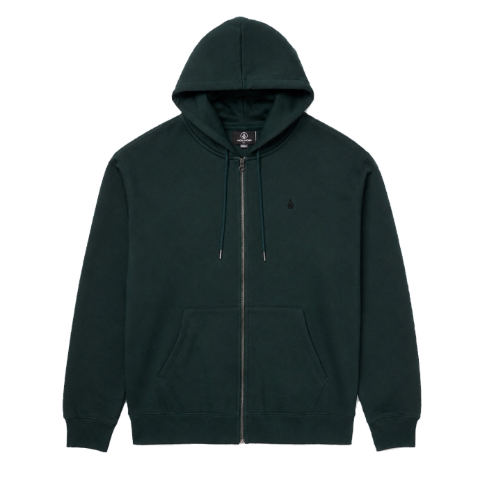 VOLCOM SINGLE STONE ZIP HOODIE PULLOVER SCARAB XL