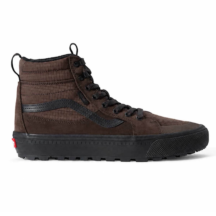 VANS SK8-HI WATERPROOF INSULATED MTE RIPSTOP DEMITASSE 37